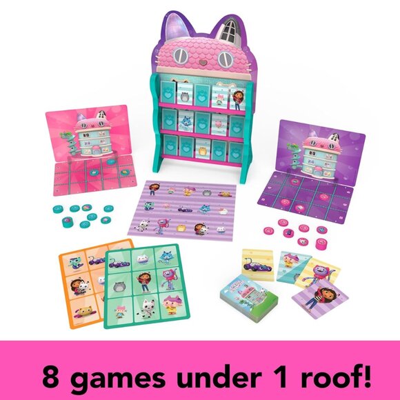 SALE!  Gabby’s Dollhouse, Tic Tac Toe Memory Match Bingo - Picture 3 of 4
